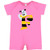 inktastic Cute Bee Initial F Infant Romper 18 Months Raspberry 3cae8