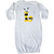 inktastic Cute Bee Initial L Newborn Layette White 3caee