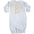 inktastic Cute Floral Initial B Newborn Layette White 3cb4c