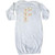 inktastic Cute Floral Initial F Newborn Layette White 3cb50