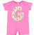 inktastic Cute Floral Initial G Infant Romper 12 Months Raspberry 3cb51
