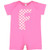 inktastic Cute Pink Chevron Initial F Infant Romper 18 Months Raspberry 3cb6a