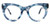 Zeelool Stylish Acetate Cat Eye Blue Light Blocking Glasses for Women Men Starry WA671325-01 Blue