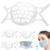 3D Mask Bracket Silicone for Adult,Mask Brackets Silicone for Cloth Mask,3D Face Mask Inner Support Frame(4PCS)