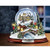 CRPSEN Diamond Embroidery Painting 5D DIY Diamond Cross Stitch Painting Number Kit Wall Décor, Christmas Snow Scene Glass Ball(29X19CM/11.4X7.5inch)