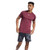Reebok Workout Ready Melange T-Shirt, Maroon, L