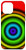 iPhone 12 Pro Max Vivid Rainbow Bullseye Concentric Circles Case