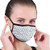 Cute Zigzag Pattern with Diagonal Short Lines Squares Dust Washable Reusable Filter and Mouth Warm Windproof Cotton Face