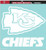 Kansas City Chiefs NFL 18" X 18" Die Cut Decal