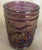 Toothpick Holder - Shriner's Barrel - Amethyst Carnival Glass - American Made