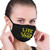 Life is Too Short Face Mask Reusable Anti Dust Mouth Cloth Face Mask Washable Black