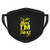 I'm Not Short I'm Fun SizeAdult Black Border Masks Face Cover Protect Dust Reusable Cover for Adults