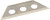 Hyde Tools 42026 Mini Top Slide Utility Knife Replacement Blade, 5-Pack