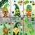 St. Patrick's Day Window Cling Decorations for Glass - Gnome Leprechaun Footprin Irish Shamrock Saint Patty Day Home Decor Decals,Door Window Stickers for Holiday Party Ornaments, 9 Sheets