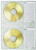 Durable CD/DVD Wallet/Pocket for CD Index A4 for 4 Disks (Pack of 5)