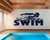 Swim Wall Decal Butterfly Swimming Technique - Swimmer Silhouette, Swimming Pool Gfts, Swimmer Wall Decor, Sports Wall Sticker Boys Room SB4