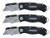 Husky Folding Lock-Back Utility Knife (Set of 3)