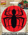 Ata-Boy Marvel Comics Die-Cut Spider-Man Logo Magnet for Cars, Refrigerators and Lockers