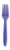 Purple, Premium Plastic Forks, 24 ct