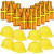 Construction Worker Costume - Hard-Hat and Vest Dress-Up Role Play for Kids - Set of 8
