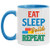 Sleep Eat Build Repeat Building Blocks Bricks Master Builder Accent Mugs