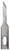 Excel Blades #6 Stencil Edge Scoring Blade, 5 Pack, American Made Replacement Hobby Blades
