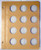 Dansco Blank Album Page for 34mm Coins