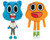 AMAZING WORLD OF GUMBALL 2 PIECE STUFF TOY - 14 INCH 2 PIECE SET by AMAZING WORLD OF GUMBALL