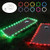 Cornhole Lights, 16 Colors Change Cornhole Board Ring Lights and Edge Lights with Remote Control for Family Backyard Bean Bag Toss Cornhole Game, 2 Set (White Ring Light and Multi-Color Edge Light)