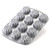 Nordic Ware Commercial Bundt Brownie/Cupcake Pan with Premium Non-Stick Coating, 12-Cavity