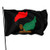 Dingshib American Flag 3x5 Foot American US Flag-Pan African Flag Afro Girl
