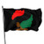 YANGTT Pan African Flag Afro Girl 3x5 Foot Flags Garden Flags,American Flag Patriotic Outdoor Decoration