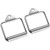 Clothink D Handle 2 Sets Cable Machine Attachment LAT Pull Down Handles Cable Accessories for Home and Gym.