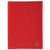 Exacompta 8585E Folder / 300µ / Soft Polypropylene / Opaque / with 80 Grain Sleeves / DIN A4 / Red