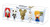 Disney 2015 SDCC 3D Foam Key Ring Set (5 Piece)