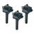 Set of 3 Ignition Coil Pack for Toyota Camry 1996-2001 Solara Sienna Avalon Lexus ES300 V6 3.0L