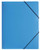 Pagna A4 Lucy Trend Colour Elasticated Folder - Blue/Green/Orange/Pink