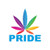 FESLLC Gay Pride Bumper Sticker Pot Leaf Rainbow Weed Design Decal
