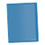 Dohe 91381  Polypropylene Folder with 10 Sleeves, Flexible, Blue.