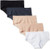 Calvin Klein Women's Invisibles Hipster Panty, black/speakeasy/white/light caramel/light caramel, Medium