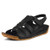 Spring Step Women's Evelin Flat Sandal, Black, 39 M EU (US 8.5 US)