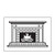 DARICE Emboss Folder Fireplace, Multicolor