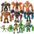 russink ben10 Action Figure Ben 10 5'' 11pcs/Set Action Figures(Ben,Grey Matter,Rath,Hot Shot,Slapback,Armored Shock Rock,Vilgax,Humungousaur,Rustbuggy Ben,Omni-Enhanced Overflow)