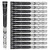 Geoleap ACE-C Golf Grips Set of 13- Cord Rubber, Hybrid Golf Club Grips, Standard/Mdisize, 8 Colors Optional. (White, midsize)