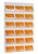 Source One Business Card/Gift Card Display Holder with Premium Wall Mount and 18 Pockets (18PWALLBC)