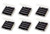 Battery Storage Case / Holder / Container for AA / AAA Cell Batteries with Charging Status Reminder (6-Pack)  Clear Color