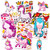 XIMISHOP 24 PCS Make A Unicorn Stickers for Kids - Great DIY Unicorn Theme Birthday Party Favors - Let Your Kids Get Creative  and  Design Their Favorite Unicorn Stickers