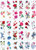 30 Sheets Temporary Tattoos Stickers Fake Tattoo Roses Butterflies Animals and Multi-Colored Mixed Style Body Art Temporary Tattoos for Women Men Girls or Kids (Rose)
