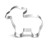 WJSYSHOP Sheep Goat Shape Cookie Cutter - B