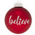 kat Plus annie RED Believe Round Ornament